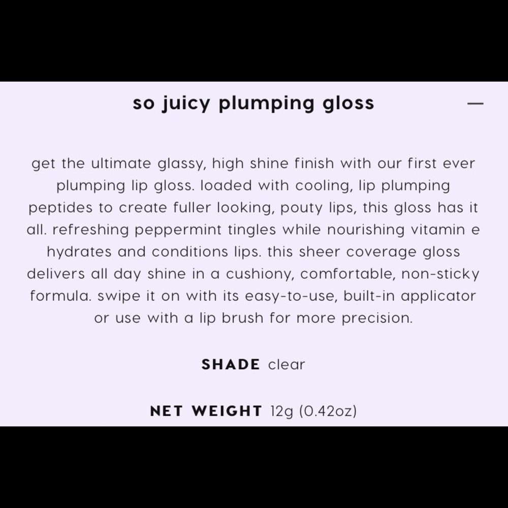 COLOURPOP💥SO JUICY PLUMPING GLOSS PRINCESS CUT💥 - Picture 6 of 8